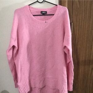 Express Oversized Long Pink Sweater or Mini Dress Large